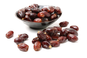 Dates on a white background