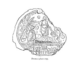 Christian illustration. Old image