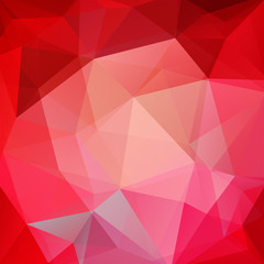 Abstract polygonal vector background. Red geometric vector illustration. Creative design template.