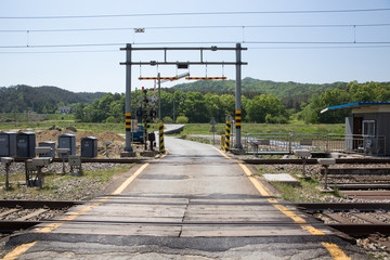 railroad in korea.