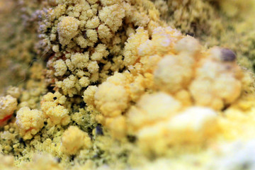 sulphur mineral texture