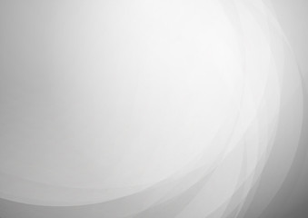 Curved abstract gray background