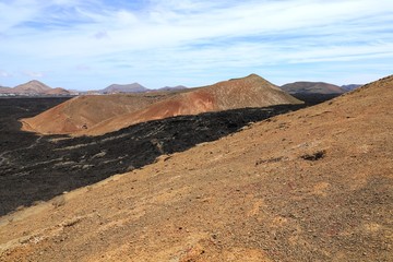 mer de lave de Lanzarote