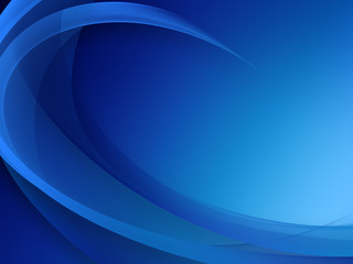 Obraz premium Blue Light Wave Abstract Background