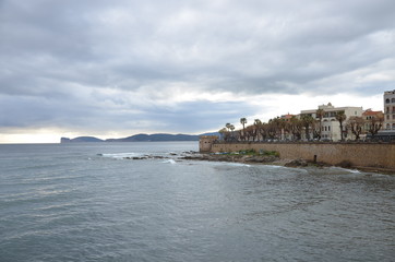 Alghero old town,sardinia,Italy