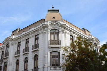 Fototapeta na wymiar Spanis architecture in Santiago, Chile