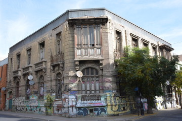 Spanis architecture in Santiago, Chile