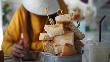 bread in a basket