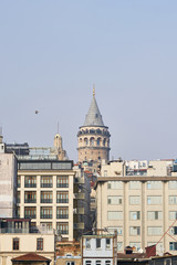Obraz premium Istanbul skyline and Bosphorus view from Turkey
