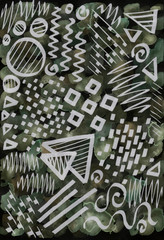 Watercolor abstract composition. Hand painted decorative spots. Texture bar. Brush strokes. Brush and paint stains. Watercolor wallpaper. Abstract pattern.