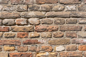 red brick wall texture grunge background,  may use for interior design