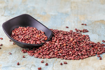 Shoot red beans up close
