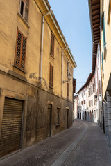 Old street of Oggiono, Italy