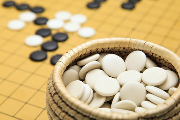 The chessboard and pieces