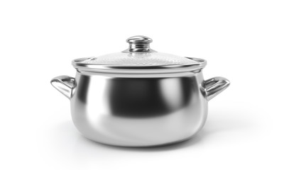 3d kitchen pan concept. 3d rendered illustration