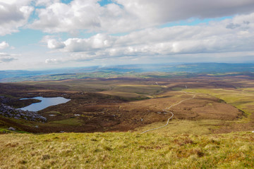 Ireland, County Fermanagh, Cuilcagh Mountain Park, Legnabrocky Trail