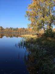 Obraz premium Lake in autumn