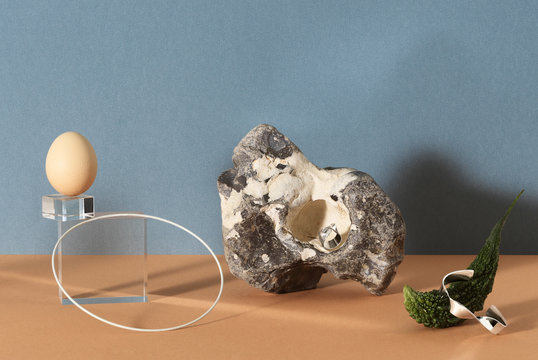 Natural elements jewellery stilleben