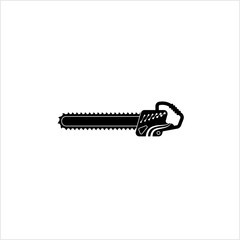 Chainsaw Icon, Chain Saw Icon, Tool Icon