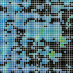 abstract vector square pixel mosaic background