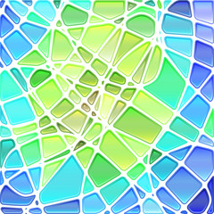 abstract vector stained-glass mosaic background