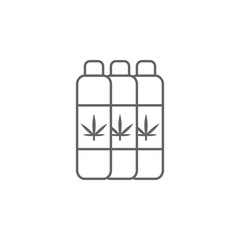 Drinks, marijuana icon. Element of marijuana icon. Thin line icon for website design and development, app development. Premium icon