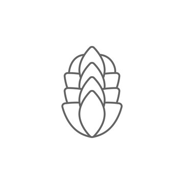 Caryophyllene, marijuana icon. Element of marijuana icon. Thin line icon for website design and development, app development. Premium icon