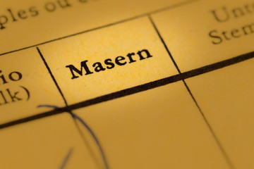 Masern-Impfung (Bescheinigung / Impfbuch)