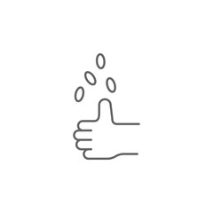 Seeds, marijuana icon. Element of marijuana icon. Thin line icon for website design and development, app development. Premium icon