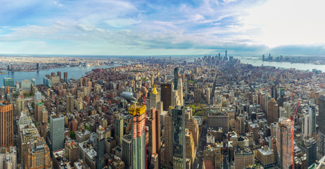 Cityscape of New York 2019 Aerial View