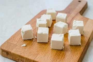 Turkish Traditional Kastamonu Cekme Helva / Halva on Wooden Board.