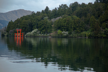 JAPAN TORII ON LAKE