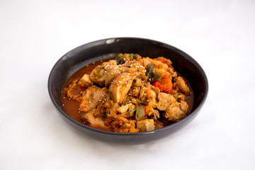 Korean Food Braised Spicy Chicken
