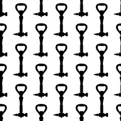 Bottle Opener Seamless Pattern, Bottle Cap Opener