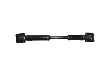 Car driveshaft. Car driveshaft isolated on white background. Detail of the car.
