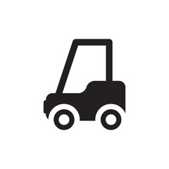 Nano Car Icon In Flat Style Vector For App, UI, Websites. Black Icon Vector Illustration.