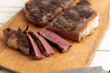  Loin Steaks Cut in Middle 