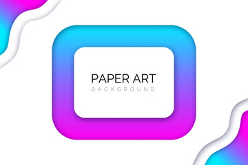 Holographic paper square cut background