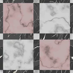 Stoff pro Meter Marble Vector Texture Luxury Check Seamless Pattern © kronalux