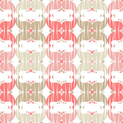 Fototapeta premium Paisley ornament. Ethnic boho seamless pattern. Ikat. Traditional ornament. Folk motif. Can be used for wallpaper, textile, invitation card, wrapping, web page background.