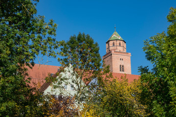 church Liebfrauenmünster in Donauworth, Germany