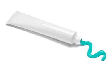 toothpaste white tube hygiene health care