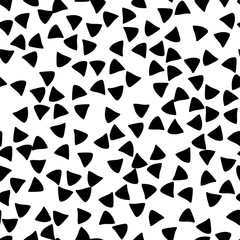 Geometric seamless hand drawn pattern