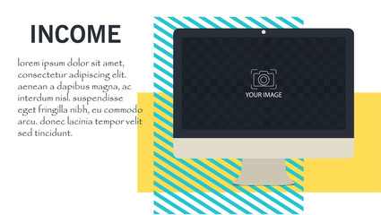Elements for slide presentations. Flyer, brochure, corporate report, marketing, advertising, annual report, banner