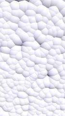 3d rendering picture of white balls. Abstract wallpaper and background. 3D illustration