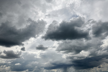 Fototapeta premium Dark stormy sky with clouds for background