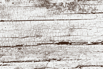 Abstract vector background for design use. Distressed overlay wooden texture - Vector.