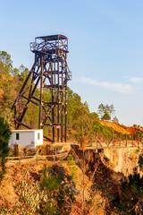 Tower of the old Peña del Hierro mine
