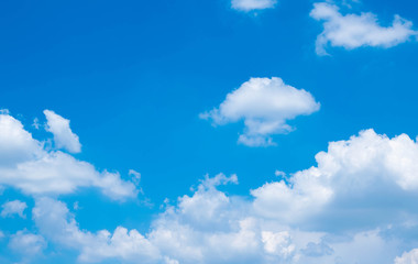 Fototapeta premium The sky and the bright clouds of the new day.
