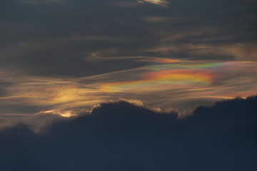 Obraz premium Zachód słońca w tle.